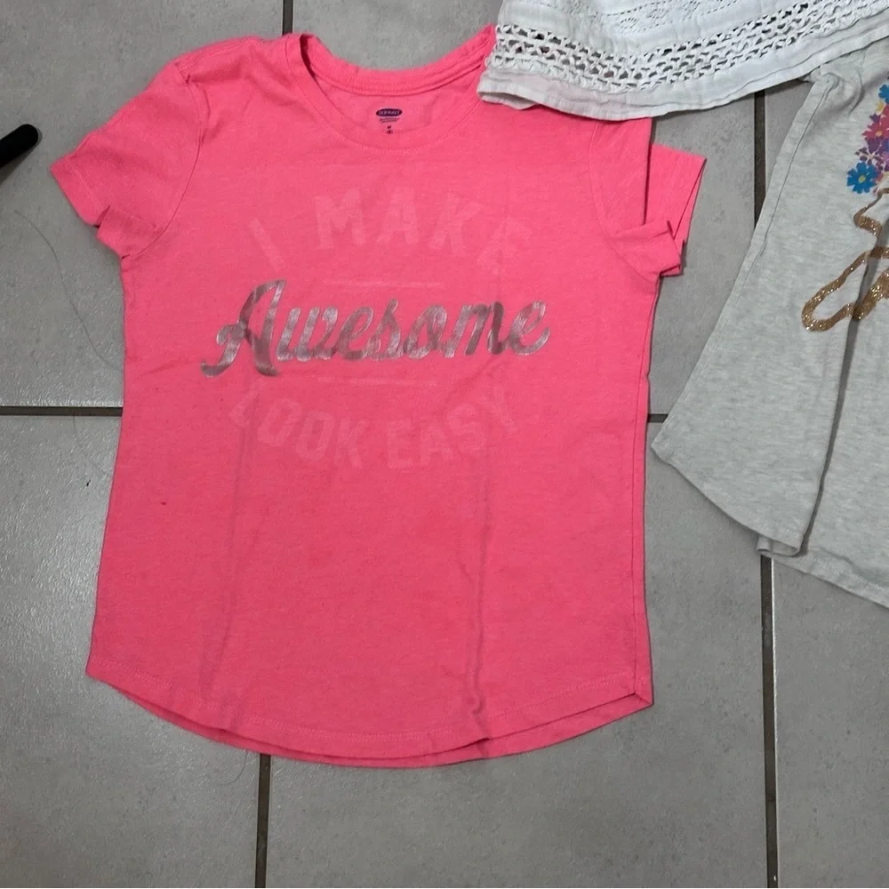 Old Navy Girls Kids Basic T-shirts/Blouses size‎ M(8).